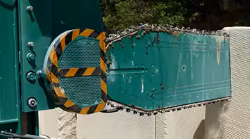 PDC for chain saw cut machine in marble mining