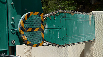 PDC for chain saw cut machine in marble mining