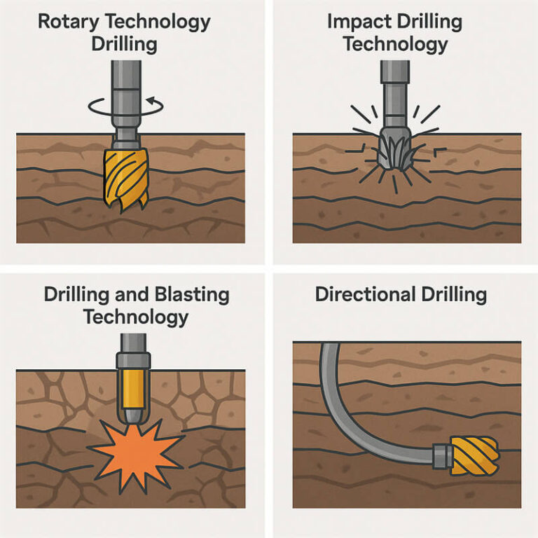 The differences between various technologies in geological exploration