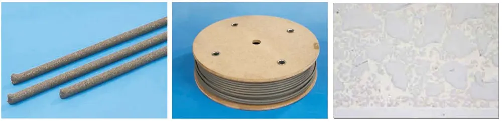 Flexible Hardfacing Rope Detail