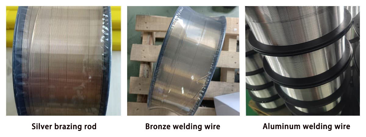 different materials